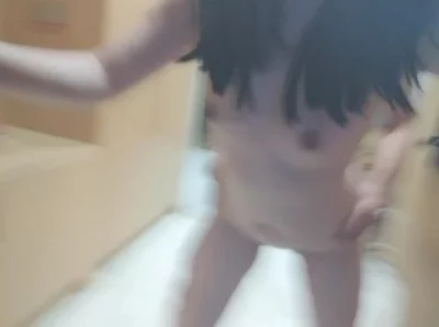 开着房间门有种不一样的刺激感