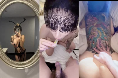 满背纹身！大哥的骚女人！