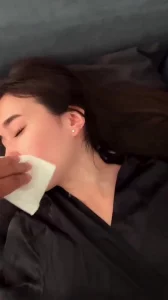 颜射嫩模一脸真是刺激