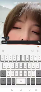 【章哥经典】穿着情趣网袜裸聊自慰，奶子贼大阿黑颜的表情